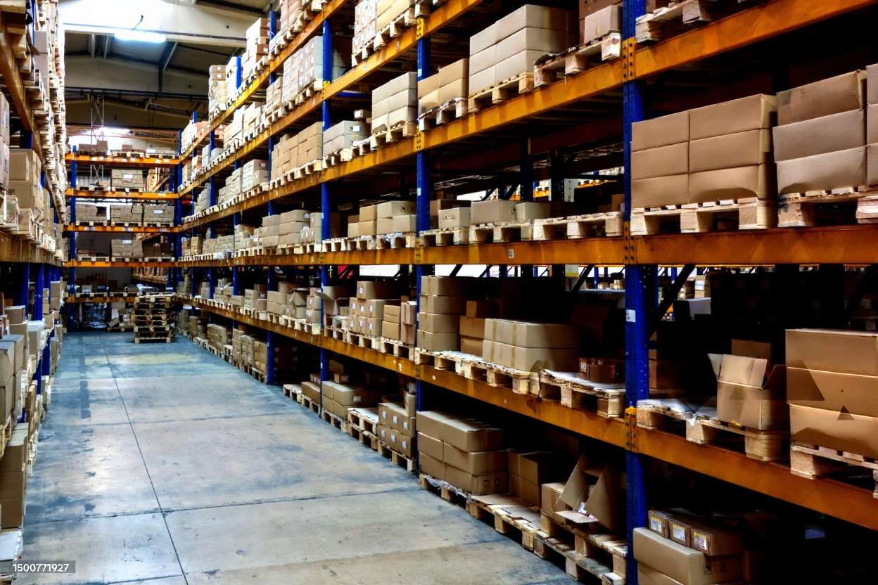 Warehouse shelving in Oakland warehouse